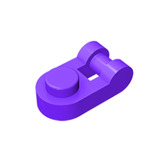 GOBRICKS GDS-1290 Round 1 x 1 with Bar Handle - YWOBB