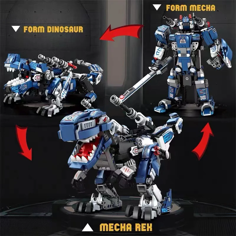 Reobrix 33002 Mecha Dino Mecha Rex - YWOBB