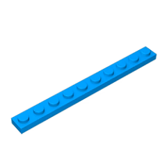 GOBRICKS GDS-507 Plate 1 x 10 - YWOBB
