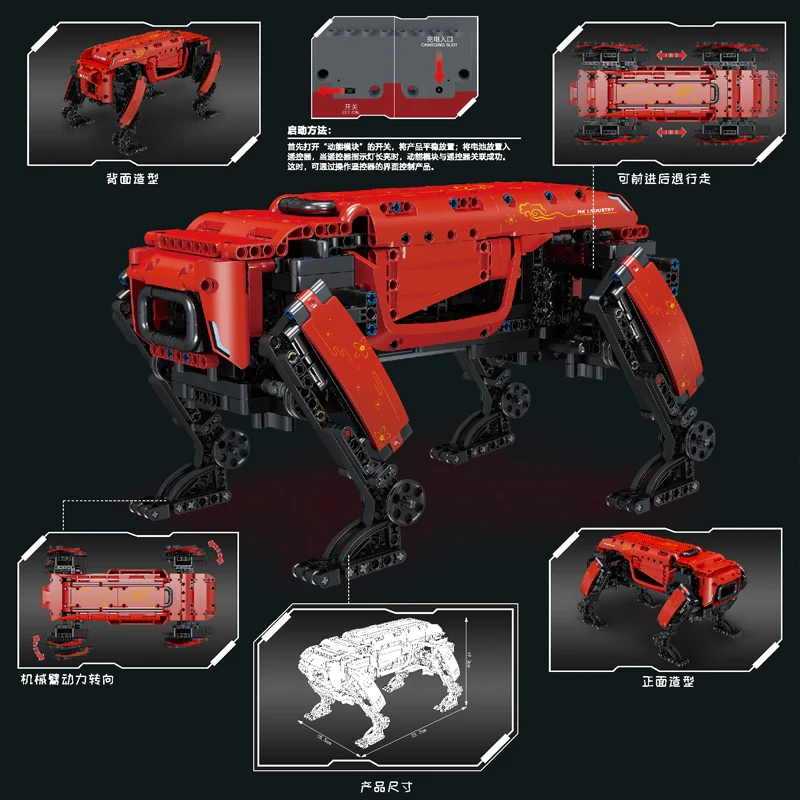 Mould King 15067S Power Robot Dog - YWOBB