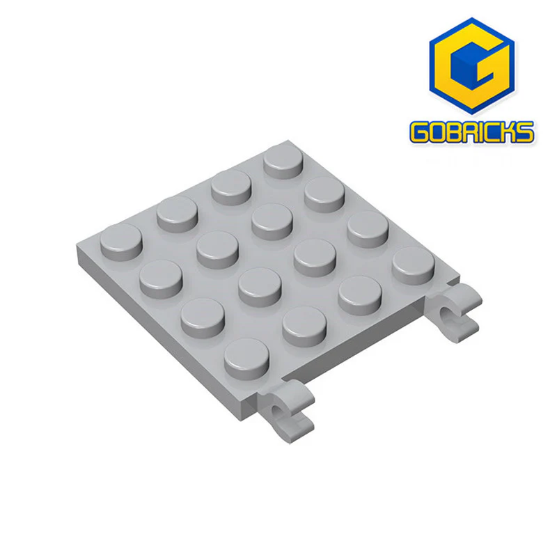 GOBRICKS GDS-758 Modified 4 x 4 with 2 Open O Clips - YWOBB