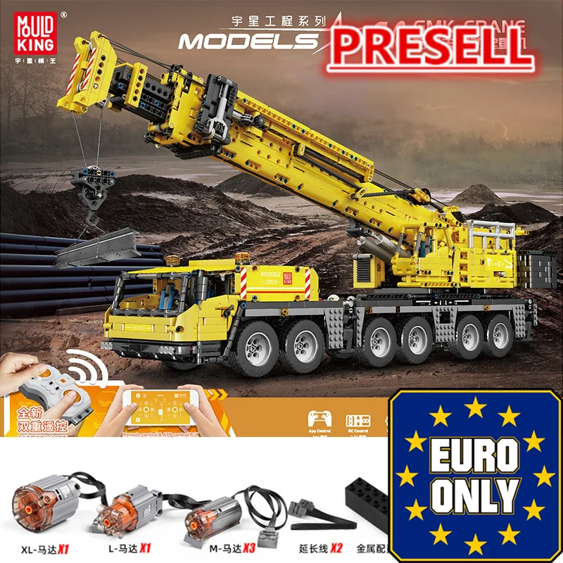 Mould King 17013H RC Grove GMK Crane OVP EU Warehouse Version - YWOBB