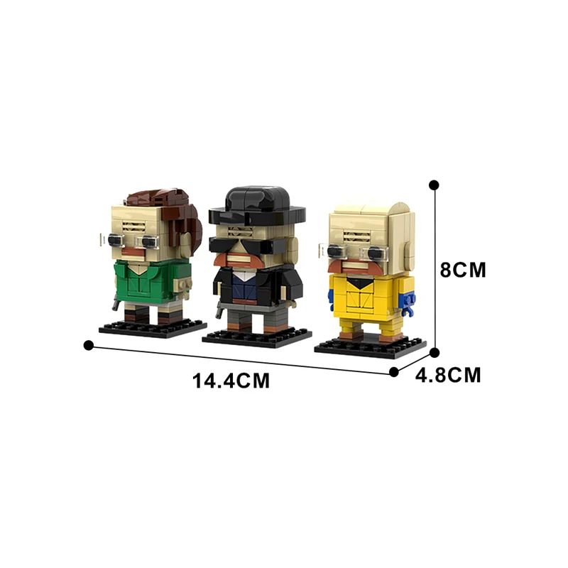 GOBRICKS MOC 162868 Walter White Bundle Set,Breaking Bad - YWOBB