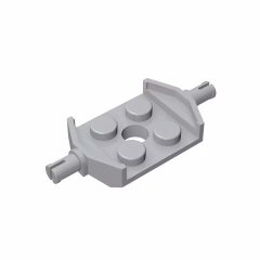 GOBRICKS GDS-1062 Modified 2 x 2 with Wheels Holder Wide and Hole - YWOBB