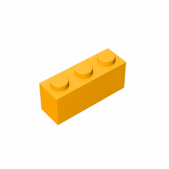 GOBRICKS GDS-533 Brick 1 x 3 - YWOBB