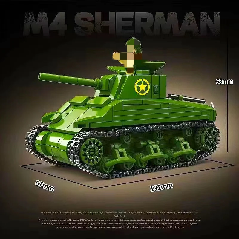 Quan Guan 100272 WWII M4 Sherman - YWOBB