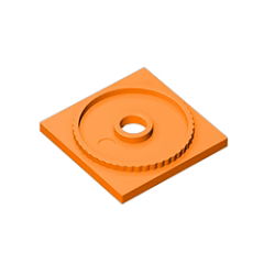 GOBRICKS GDS-893 Turntable 4 x 4 Square Base, Locking - YWOBB