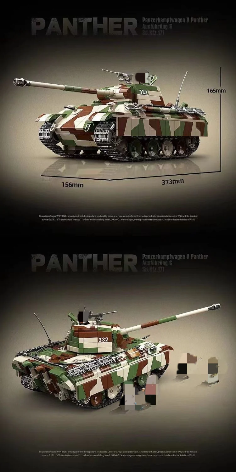 Quan Guan 100252 Panzerkampfwagen V Panther Ausf.G - YWOBB