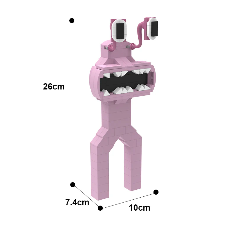 GOBRICKS MOC A0057 Ranbow Friends-Pink - YWOBB