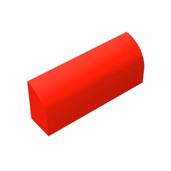 GOBRICKS GDS-863 Curved 1 x 4 x 1 1/3 - YWOBB