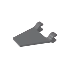 GOBRICKS GDS-895 Flag 2 x 2 Trapezoid - YWOBB