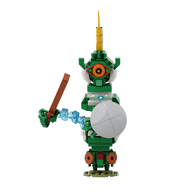 GOBRICKS MOC A1024Y01 Golem Guard-Shield Soldier - YWOBB