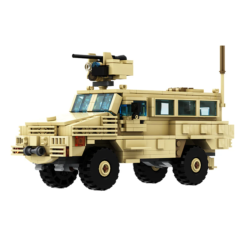 GOBRICKS MOC 131385 RG-31 Mk.5E Cat.1 MRAP - YWOBB