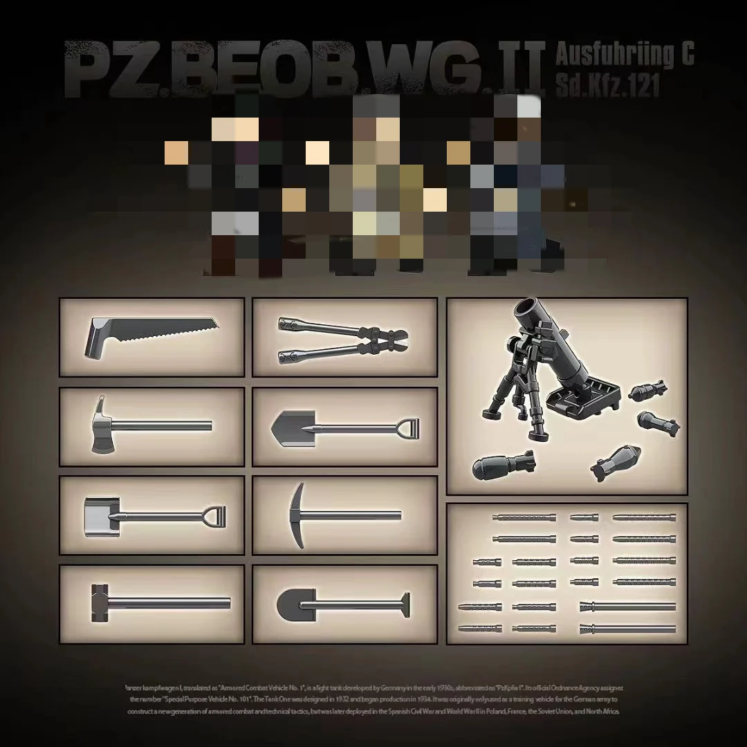 Quan Guan 100275 WWII PZ.BEOB.WG II Ausfuhriing C Sd.Kfz.121 - YWOBB