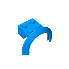 GOBRICKS GDS-1318 Mudguard 4 x 2 1/2 x 1 2/3 with Arch Round - YWOBB