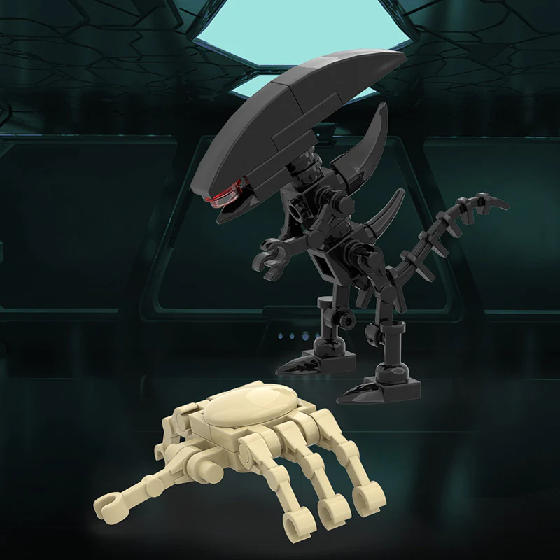 GOBRICKS MOC 26063 Alien and Face Hugger - YWOBB