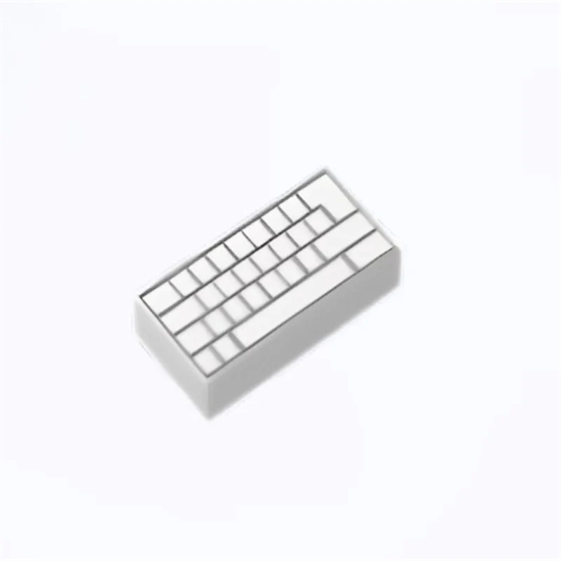 GOBRICKS GDS-566-DE1614 Tile 1 x 2 Printing Keyboard - YWOBB