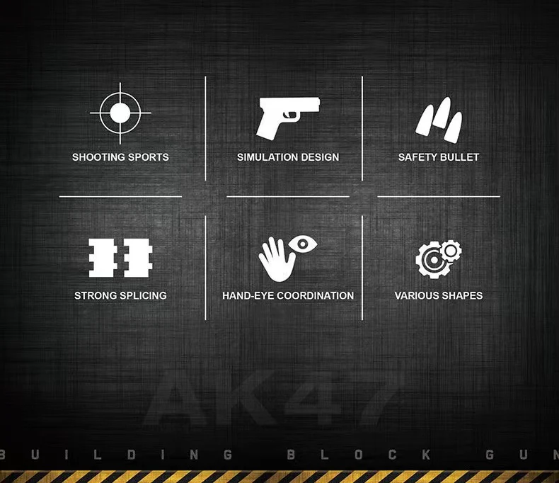 Reobrix 77005 AK-47 Assault Rifle Toygun - YWOBB