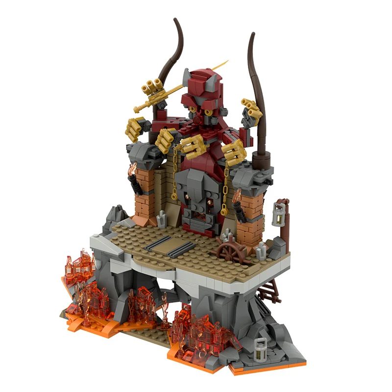 GOBRICKS MOC A1349 Raiders of the Lost Ark Scene - YWOBB