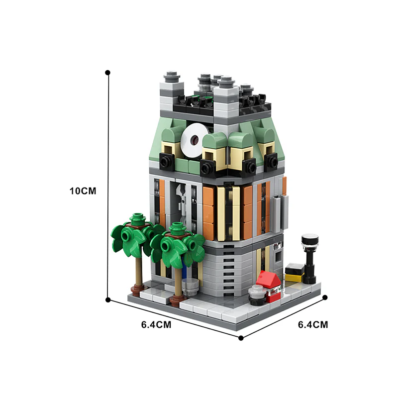 GOBRICKS MOC 115232 Mini Modular 76218 Sanctum Sanctorum - YWOBB