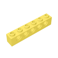 GOBRICKS GDS-626  Brick 1 x 6 with Holes - YWOBB