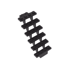 GOBRICKS GDS-90031 Stairs 7 x 4 x 6 Straight Open - YWOBB