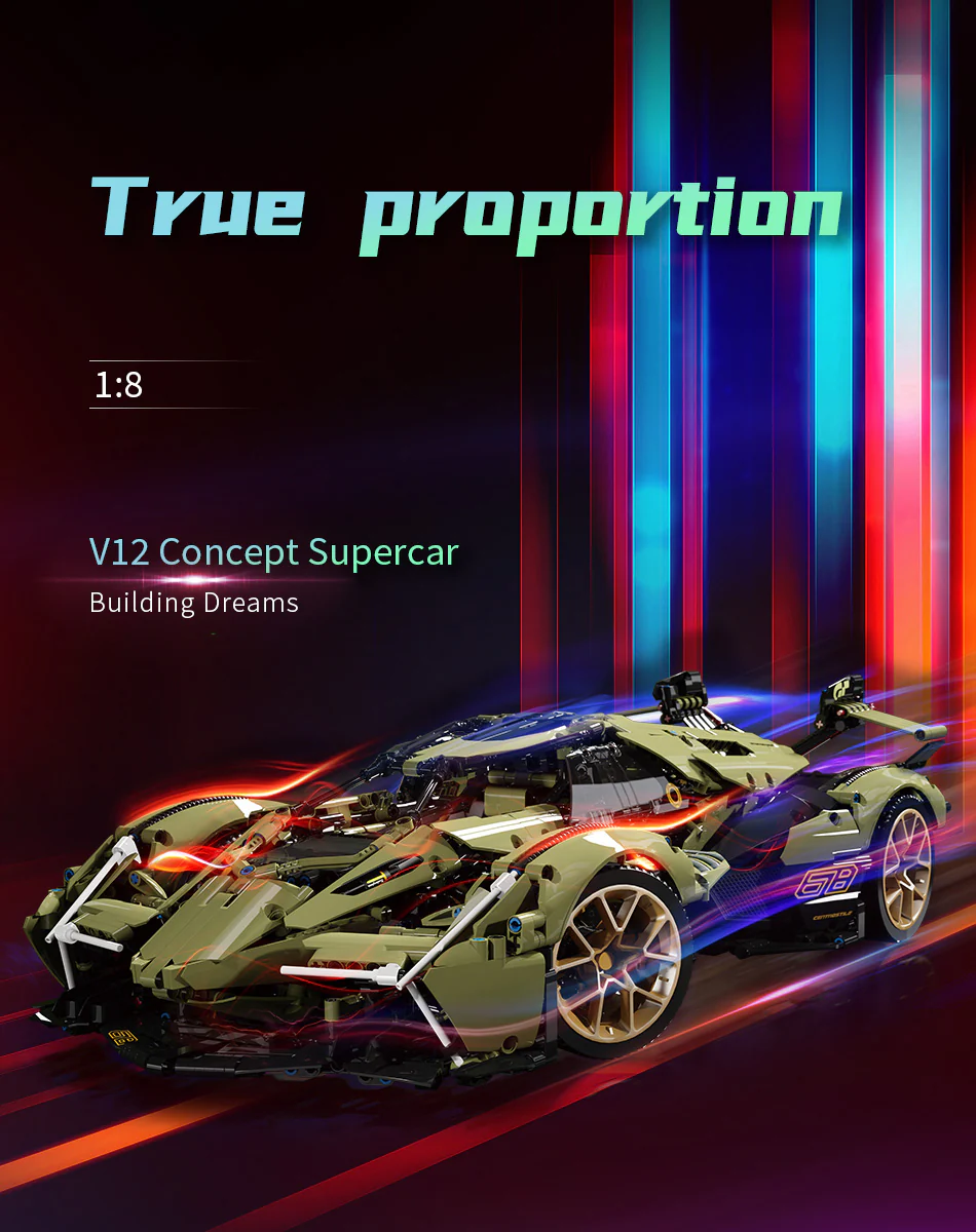 MOYU 88001 Lamborghini Lambo V12 Vision - YWOBB