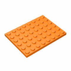 GOBRICKS GDS-524 Plate 6 x 8 - YWOBB