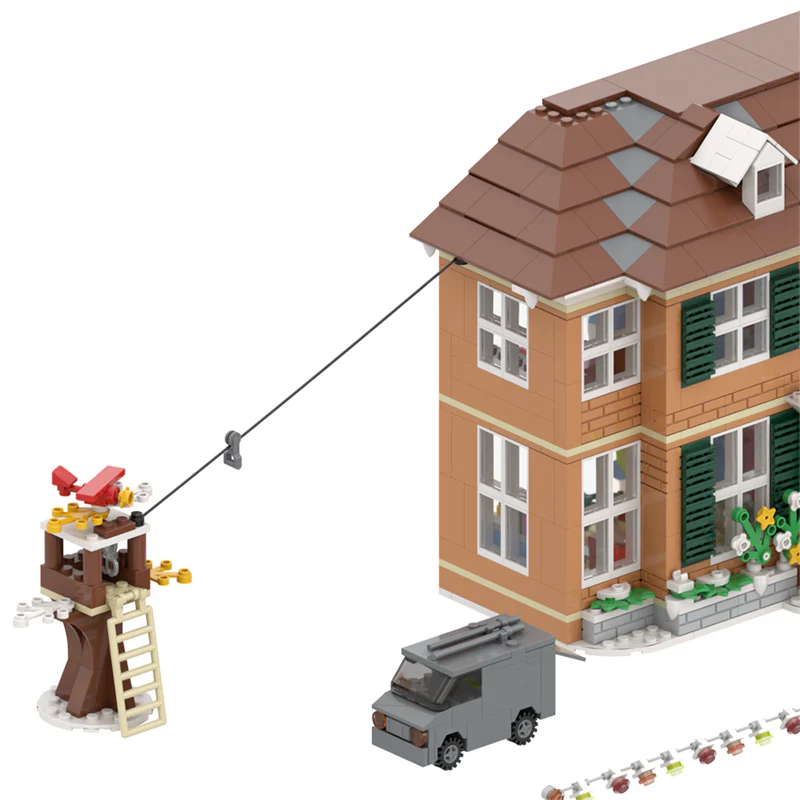 GOBRICKS MOC A0673 Home Alone �?Kevin’s House - YWOBB