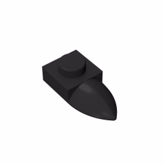 GOBRICKS GDS-870  Modified 1 x 1 with Tooth Horizontal - YWOBB