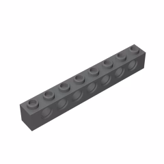GOBRICKS GDS-627  Brick 1 x 8 with Holes - YWOBB