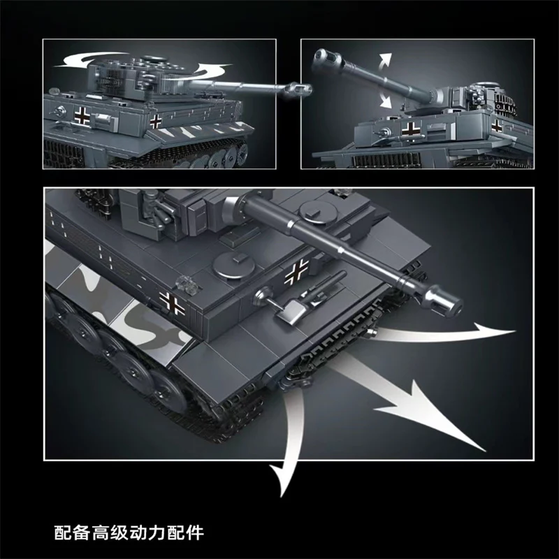 Mould King 20014 Tiger Tank - YWOBB