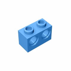 GOBRICKS GDS-624 Brick 1 x 2 with Holes - YWOBB