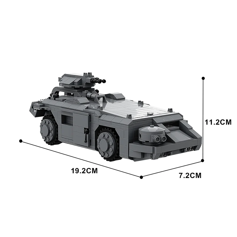 GOBRICKS MOC 56857 Aliens M577 APC - YWOBB