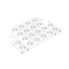 GOBRICKS GDS-704  Plate 4 x 6 Cut Corners - YWOBB