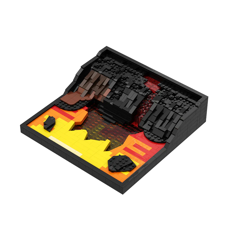 GOBRICKS MOC 144660 battle of mustafar - YWOBB