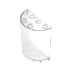 GOBRICKS GDS-1134 Cylinder Half 2 x 4 x 4 - YWOBB