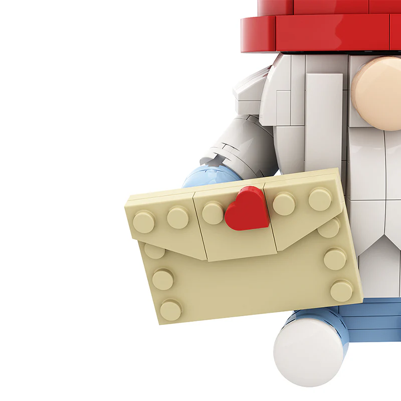GOBRICKS MOC A0345 Valentine's Day Faceless Doll - YWOBB