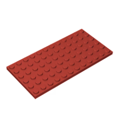 GOBRICKS GDS-526 Plate 6 x 12 - YWOBB