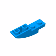 GOBRICKS GDS-731  Curved 4 x 1 Inverted - YWOBB