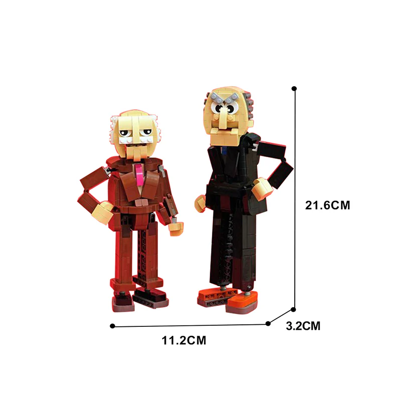 GOBRICKS MOC 149452 Waldorf and Statler - YWOBB