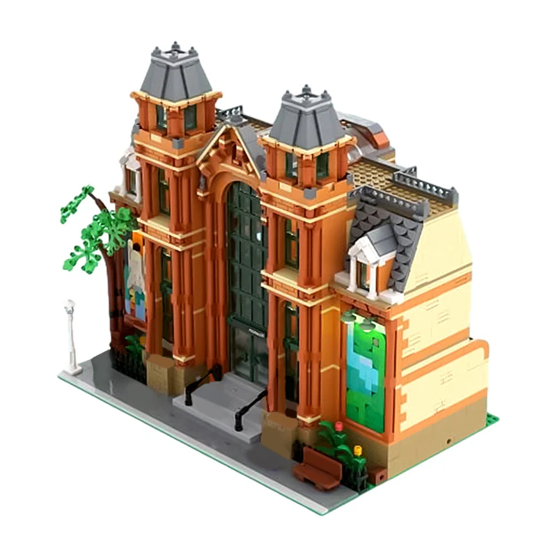 GOBRICKS MOC 165027 Natural History Museum London Inspired - YWOBB