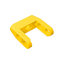 GOBRICKS GDS-1030 Pin Connector Toggle Joint Smooth Double with Axle and Pin Holes - YWOBB