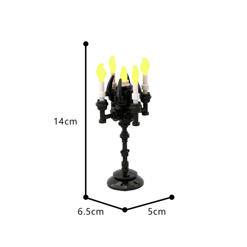 GOBRICKS MOC 137300 Candle Holder - YWOBB