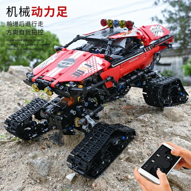 Mould King 18010 RC Polar Explorer Tracked Off-Road Vehicle - YWOBB