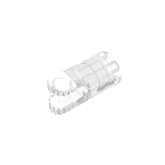 GOBRICKS GDS-1219 Hinge Cylinder 1 x 2 Locking with 2 Fingers, 9 Teeth and Axle Hole on Ends with Slots - YWOBB