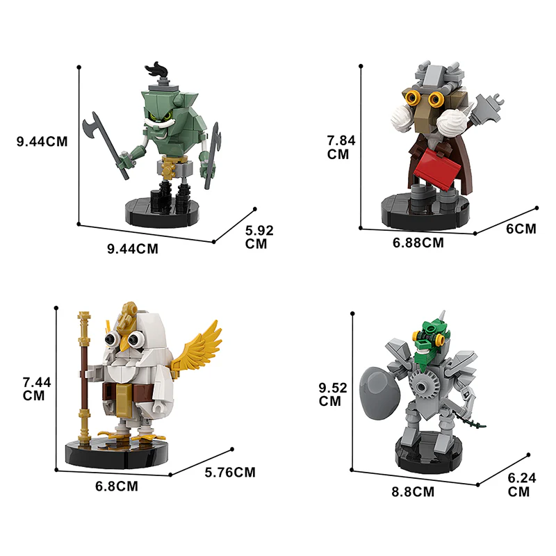 GOBRICKS MOC A1110Y01 Dungeons and Dragons 01 - YWOBB