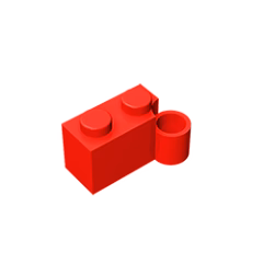 GOBRICKS GDS-809 Hinge Brick 1 x 4 Swivel Base - YWOBB