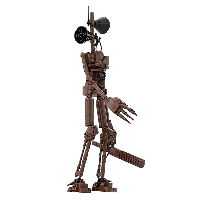 GOBRICKS MOC A0168Y01 Siren head-Brown - YWOBB