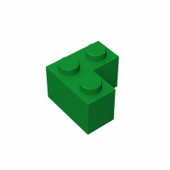 GOBRICKS GDS-572 Brick 2 x 2 Corner - YWOBB